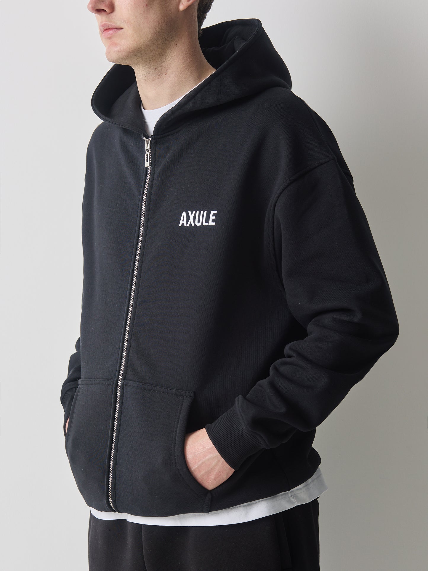 Premium Basic Zip Through Hoodie